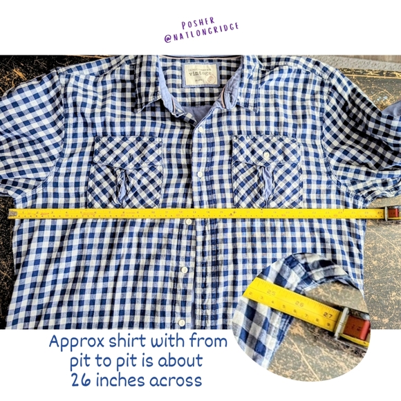 Denver Hayes Vintage brand, barely worn men's 2XL button up shirt - Picture 8 of 12